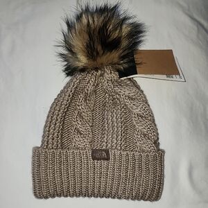 The North Face Mega Fur Pom Beanie